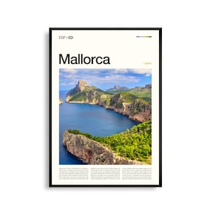 Mallorca Spanien Wand Kunst, Balearen Landschaft und Küste Druck, Mallorca Poster, Malerische Mittelmeer Fotografie, Insel Dekor