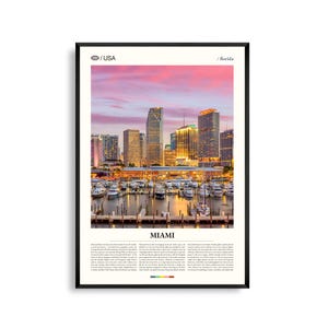 Miami Print Florida, Miami Wandkunst, Miami Poster, Miami Foto, Südstrand, Ocean Drive, Wynwood Walls, Biscayne Bay, Little Havanna