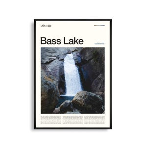 Bass Lake Kalifornien, Bass Lake Wandkunst, Bass Lake Poster, Bass Lake Foto, Kalifornien, Kalifornien, Marina Ansicht, Erholungsgebiet