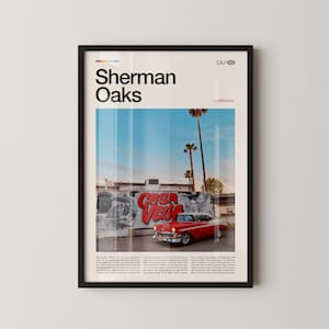 Sherman Oaks Print California, Sherman Oaks Wall Art, Sherman Oaks Poster, Sherman Oaks Photo, Sherman Oaks Galleria, Van Nuys Sherman