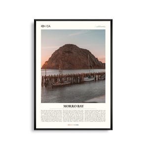 Morro Bay Print Kalifornien, Morro Bay Wandkunst, Morro Bay Poster, Morro Bay Foto, Morro Rock, Morro Bay State Park, Embarcadero, Montaña de