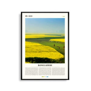 Bangladesch Wandkunst, Landschaft und Kulturelle Stadtansicht Fotografie Druck, Bangladesch Poster, Südasien Reisedekor