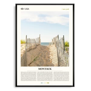 Art mural Montauk New York, impression paysage phare côtier, affiche Montauk, photographie pittoresque de Long Island, décoration rive est