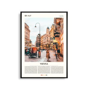 Wien Print Österreich, Wien, Wand Kunst Wien, Wien Poster, Wien Foto, Schloss Schönbrunn, Historische Architektur, Donau, Stadtbild Dekor