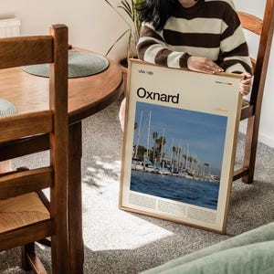 Impresión fotográfica de Oxnard, California; arte del puerto de las Islas del Canal imagen 2