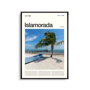 Islamorada Print Florida, Islamorada Wandkunst, Islamorada Poster, Islamorada Foto, Anne's Beach, Theater des Meeres, Indian Key Historisch