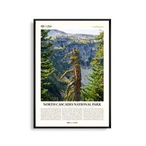 North Cascades print Washington, North Cascades muurkunst, North Cascades poster, North Cascades foto, decor Alpine Mountain, wildernis