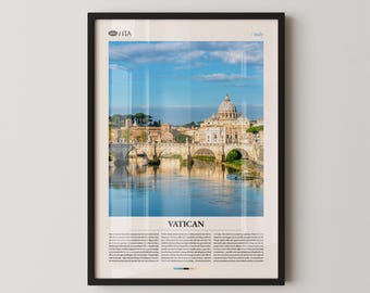 Vatican Print, Vatican Wall Art, Vatican Poster, Vatican Photography, Italian Religious Landmark, Vatican City Decor
