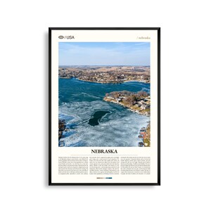 Impresión de Nebraska, arte mural de Nebraska, póster de paisaje de las Grandes Llanuras, fotografía de naturaleza de pradera, decoración de paisajes del Medio Oeste