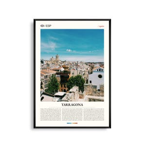 Tarragona Spanien Wandkunst, Römische Ruinen und Küstenlandschaft, Tarragona Poster, Katalonien Fotografie, mediterranes Dekor