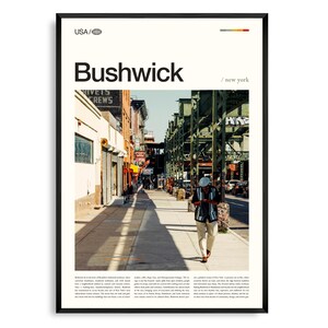 Bushwick Print New York, Bushwick Wandkunst, Bushwick Poster, Bushwick Collective, Maria Hernandez Park, Jefferso, Foto, Street Art