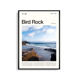 Bird Rock Kalifornien, Bird Rock Wandkunst, Bird Rock Poster, Bird Rock Foto, Windansea Beach, La Jolla Cove, Bird Rock Aussichtspunkt