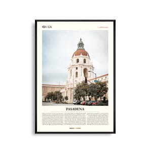 Pasadena Print Kalifornien, Pasadena Wandkunst, Pasadena Poster, Pasadena Foto, Norton Simon Museum, Colorado Street Bridge, The Falls