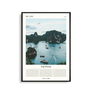 Vietnam Wandkunst, Landschaft und Kulturerbe Druck, Vietnam Poster, Südostasien Fotografie, Natur und Reise Dekor