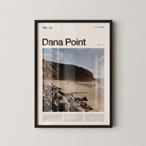 Dana Point Print California, Dana Point Wall Art, Dana Point Poster, Dana Point Photo, Dana Point Harbor, Doheny State Beach, Salt Creek