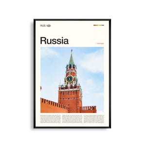 Russland Print Europa, Russland Wandkunst, Russland Poster, Russland Foto, Basilius Kathedrale, Berge, Städte, Malerische Landschaft Dekor