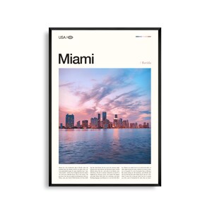 Miami Print Florida, Miami Wandkunst, Miami Poster, Miami Foto, Südstrand, Ocean Drive, Wynwood Walls, Biscayne Bay, Little Havanna