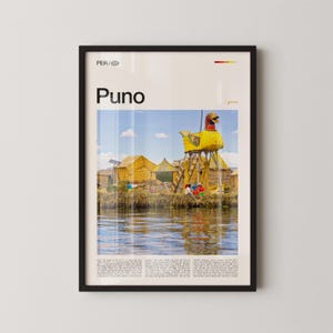 Puno Print, Puno Wall Art, Puno Poster, Peru Landscape Photography, Lake Titicaca Decor