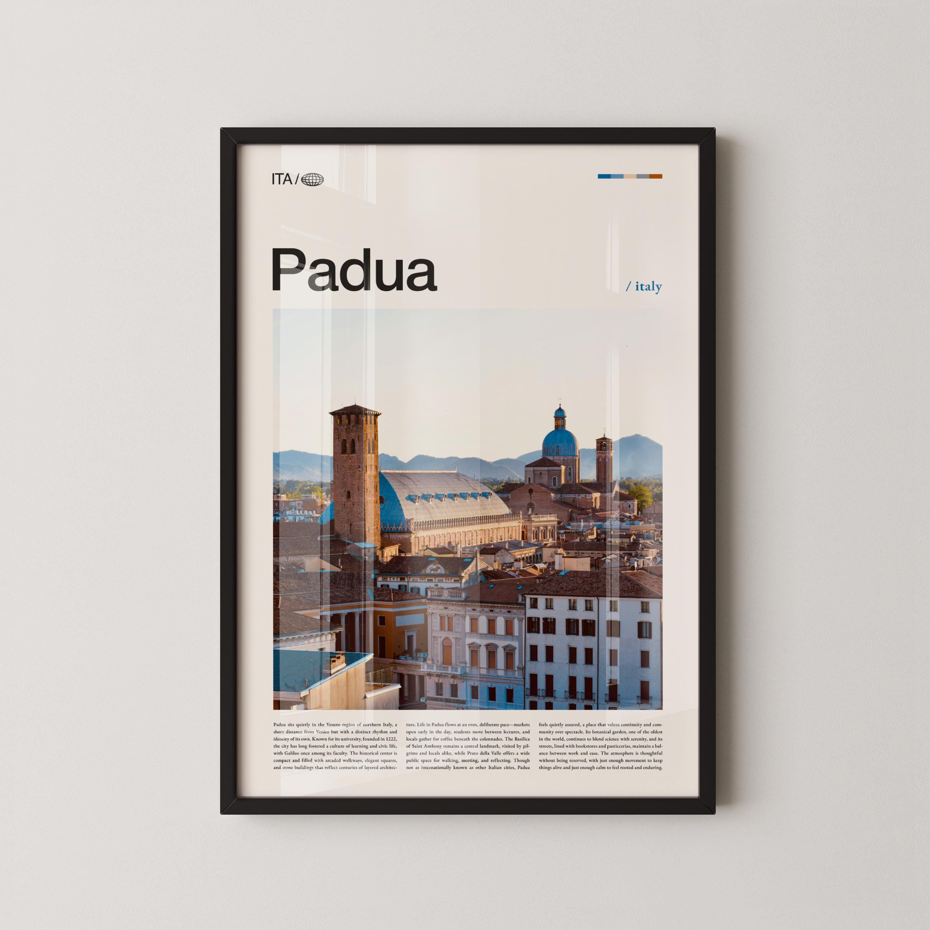 Padua Print, Padua Wall Art, Padua Poster, Padua Photography, Italian  Historic City, Veneto Region Decor, image size:3000x3000