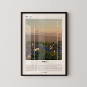 Alameda Print California, Alameda Wall Art, Alameda Poster, Alameda Photo, Crown Memorial State Beach, Alameda Point, USS Hornet, Alameda