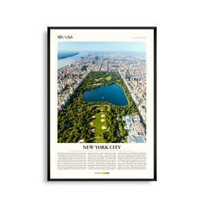 New York City Print USA, NYC Wall Art, Manhattan Poster, New York Foto, Skyline Decor, Stadtlandschaft
