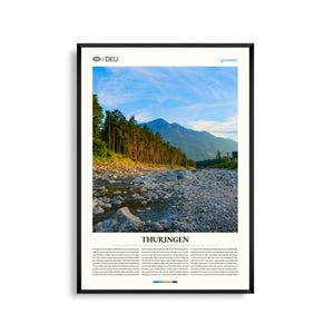 Thüringen Print Germany, Thüringen Wand Kunst, Thüringen Poster, Thüringen Foto, Wartburg, Wald Landschaften, Historische Städte, Dekor