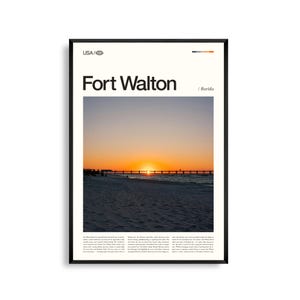 Fort Walton Beach Florida, Fort Walton Beach Wandkunst, Fort Walton Beach Poster, Fort Walton Beach Foto, Okaloosa Island, Golf von