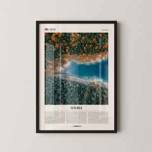 Serbia Print Europe, Serbia Wall Art, Serbia Poster, Serbia Photo, Belgrade Fortress, Danube River, Mountains, Balkan Landscape Decor