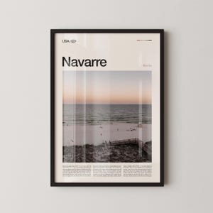 Navarre Print Florida, Navarre Wall Art, Navarre Poster, Navarre Photo, Navarre Beach, Navarre Beach Pier, Gulf Islands National Seashore
