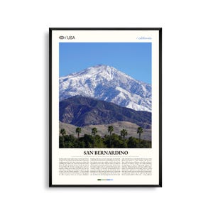 San Bernardino Print Kalifornien, San Bernardino Wandkunst, San Bernardino Poster, San Bernardino Foto, San Bernardino National Forest, Glen