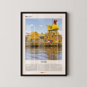 Puno Print, Puno Wall Art, Puno Poster, Peru Landscape Photography, Lake Titicaca Decor