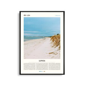 Lewes Print Delaware, Lewes Wandkunst, Lewes Poster, Lewes Foto, Küsten Delaware Dekor, Historische Küstenstadt, Cape Henlopen Art