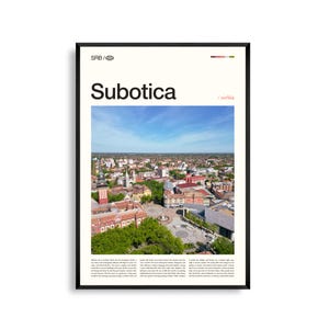 Subotica Print Serbien, Subotica Wandkunst, Subotica Poster, Subotica Foto, Jugendstil Architektur, Rathaus, Balkan Stadtansicht Dekor