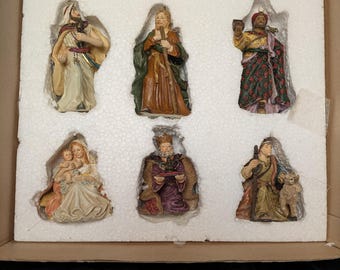 Dept 56 Nativity Ornament set of 6