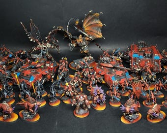 Pro painted warhammer 40k Khorne World Eaters army - commision services