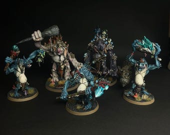 Warhammer commission Pro Painted Gloomspite Gitz Dankhold Troggboss & Troggoths Miniature