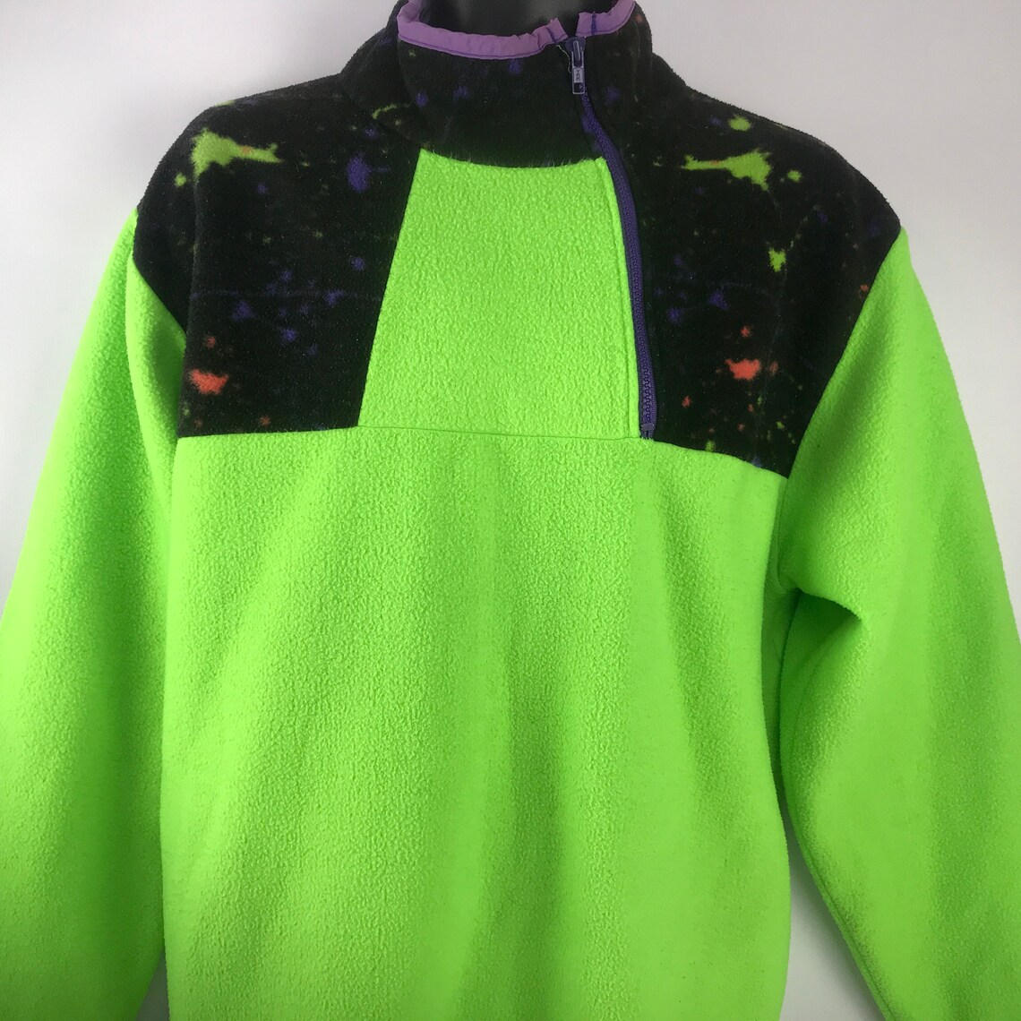 neon green sweater men