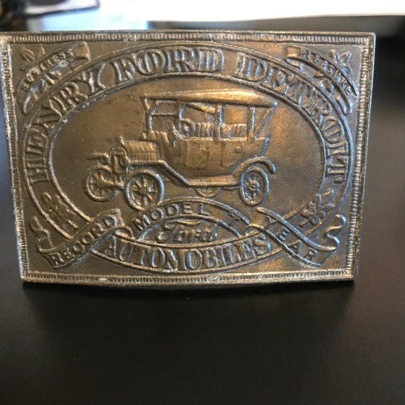 henry ford belt buckle