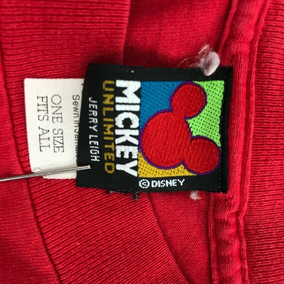 MICKEY MOUSE: Vintage 90s Red Mickey Unlimited Di… - image 5