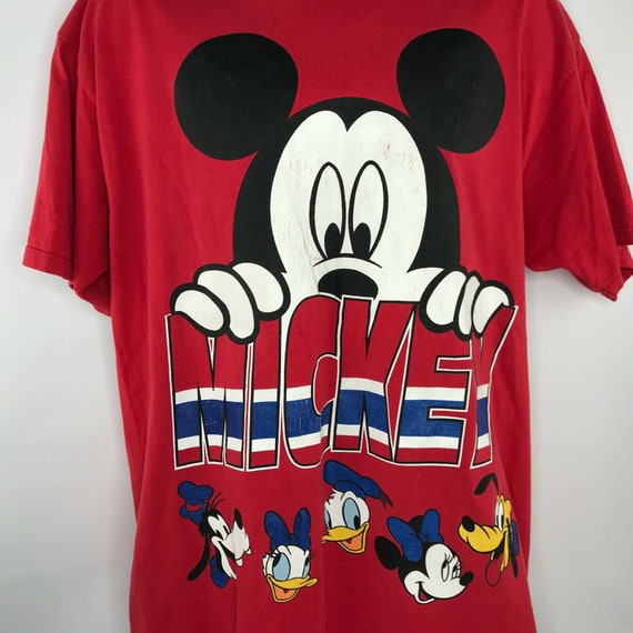 MICKEY MOUSE: Vintage 90s Red Mickey Unlimited Di… - image 1