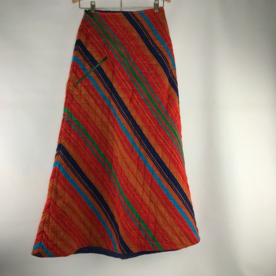 Vintage 70s Rikma Woven Skirt Rare Neiman Marcus S
