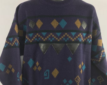 Vintage 80s 90s Gitano Sweater SZ L 
