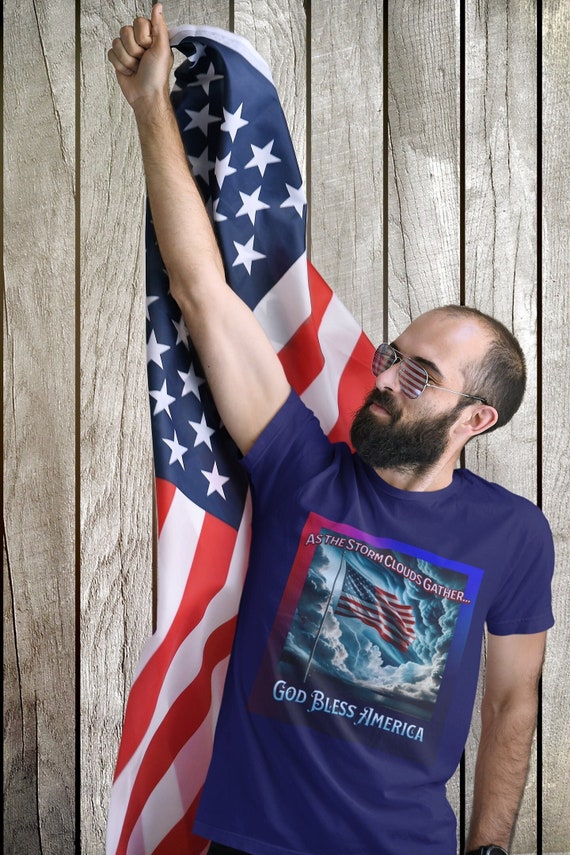 God Bless America USA Flag 4th Of July Patriotic T-Shirt God Bless America USA Flag 4th Of July Patriotic T-Shirt