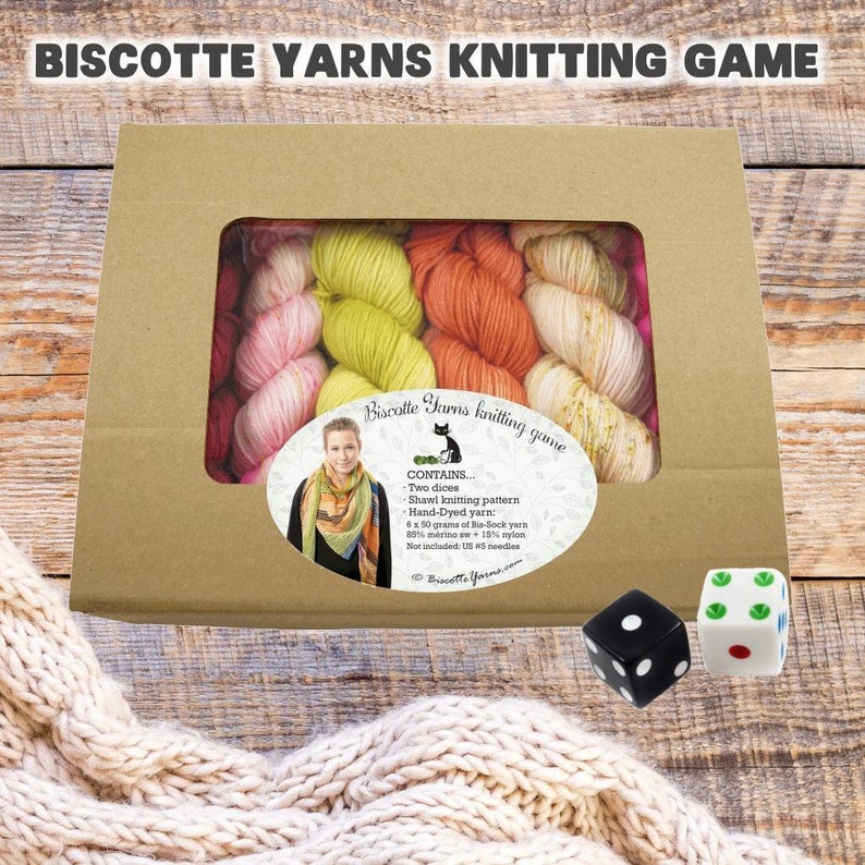 Biscotte's Shawl Knitting Game A knitting that is played Etsy