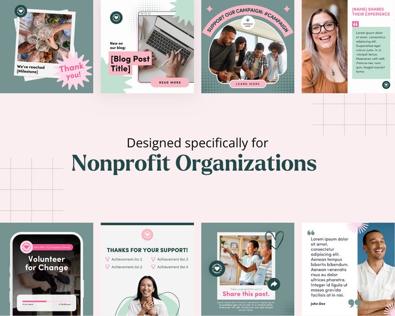 Designed specifically for Nonprofit Organizations