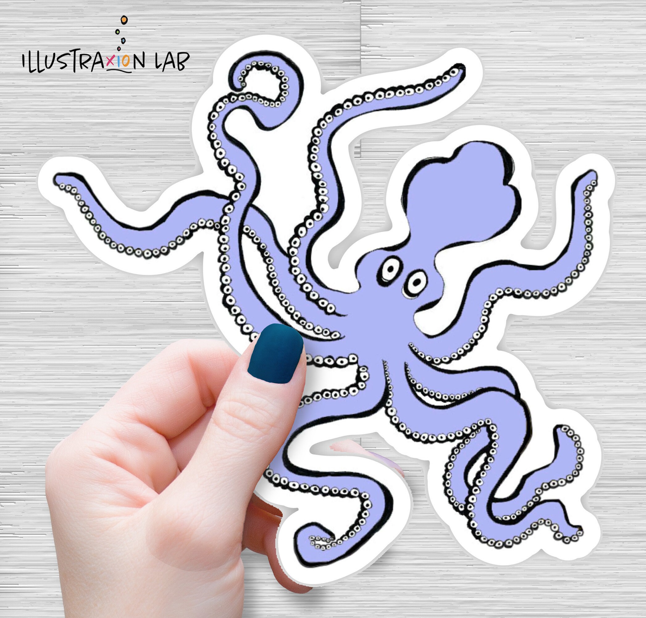 Large Octopus Sticker Set | Sticker Bundles | Sticker Custom Pack ...