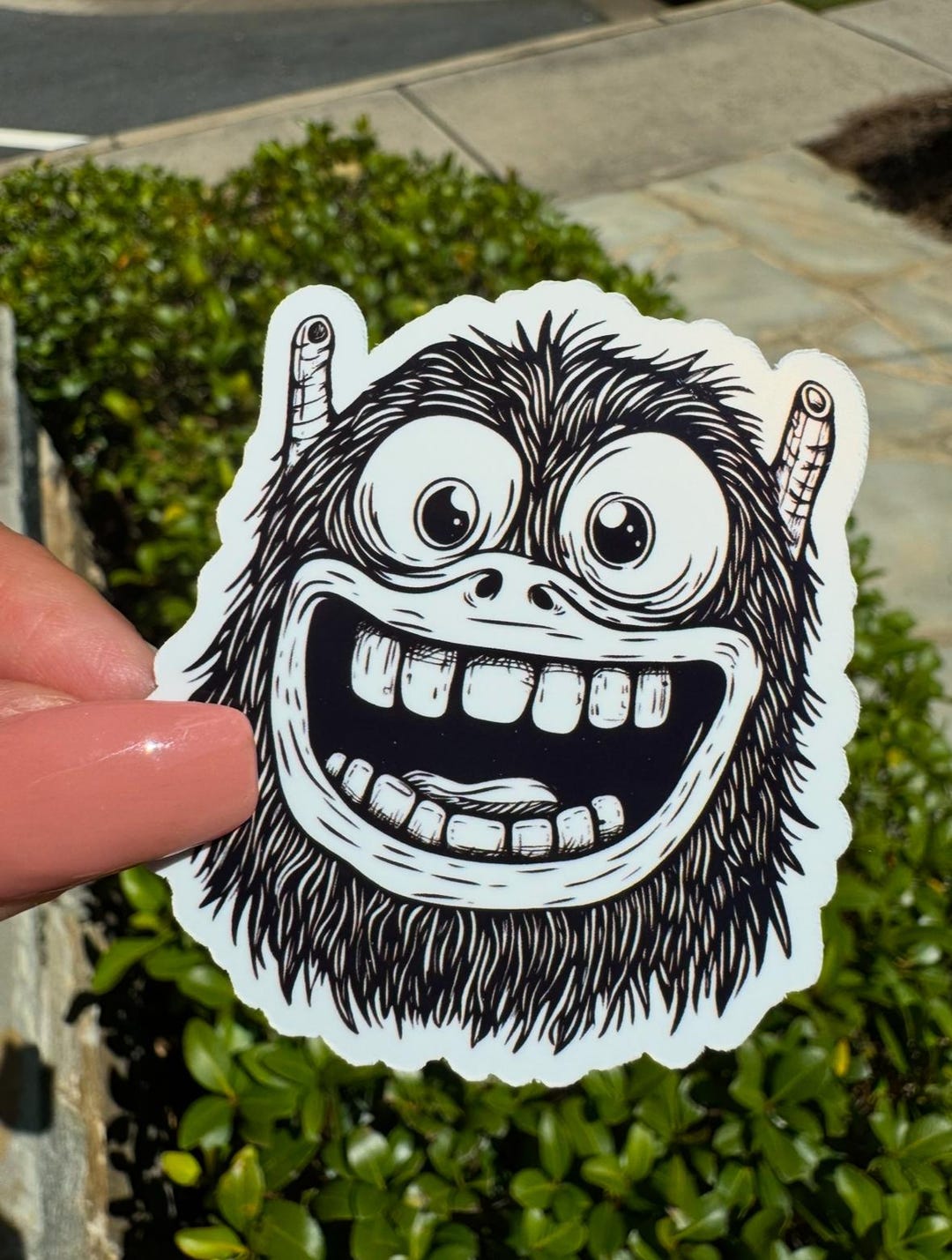 Monster Sticker | Cute Monster Sticker | Gag Gift | Goofy Sticker ...