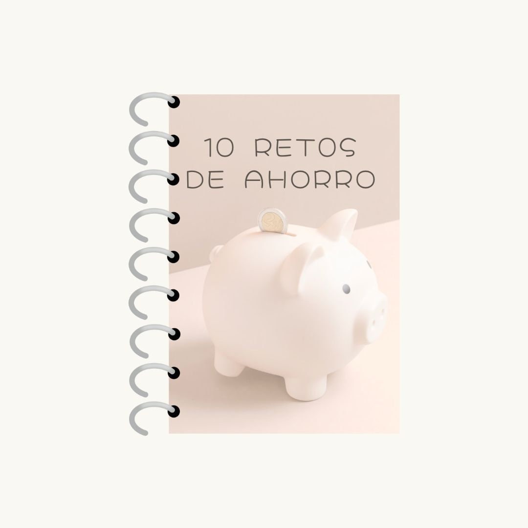 10 Savings Challenges, saving tracker, save money, savings plan, in Spanish
