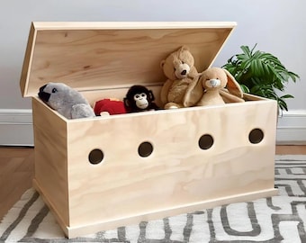 Toddler Storage Box | Handcrafted | Wooden Chest | Wooden Toy Organizer | Plywood Storage cabinet | Toys storage furniture | Toy Box