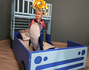 Toddler Car Bed | Eco-Friendly, Fun and Safe Sleep Solution for Kids | Bodenbett | Montessori Inspired bed | Car Bed | 3+ Years